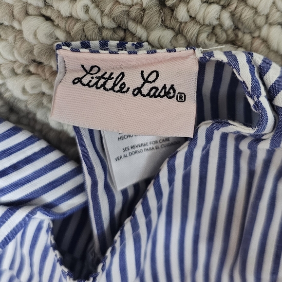 Girls striped floral shirt - Picture 2 of 4